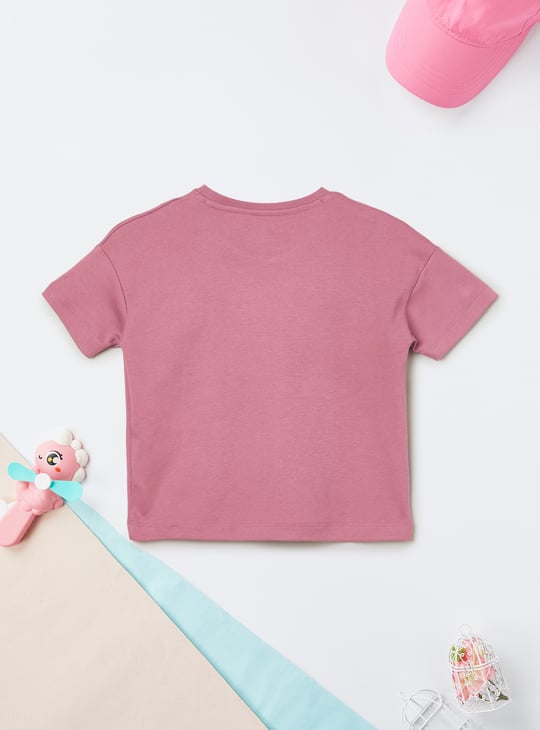 Girls Minnie Print T-shirt