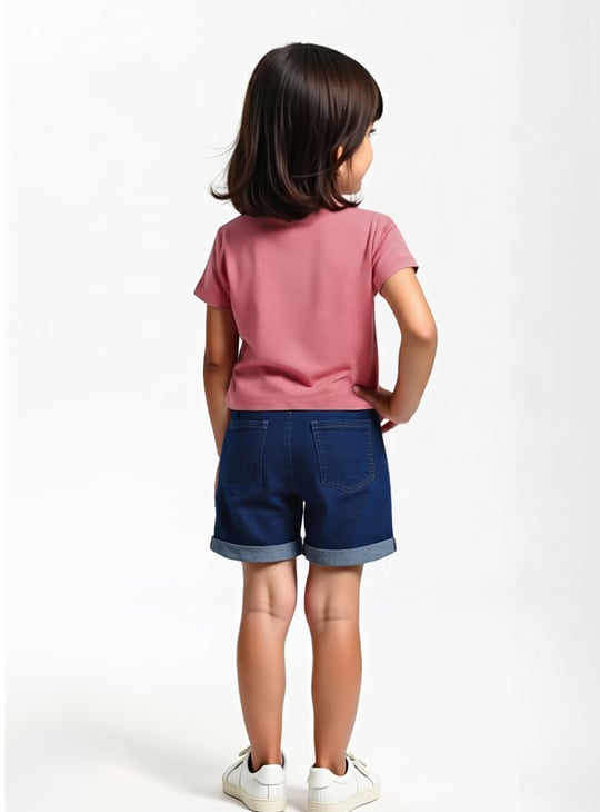 Girls Minnie Print T-shirt