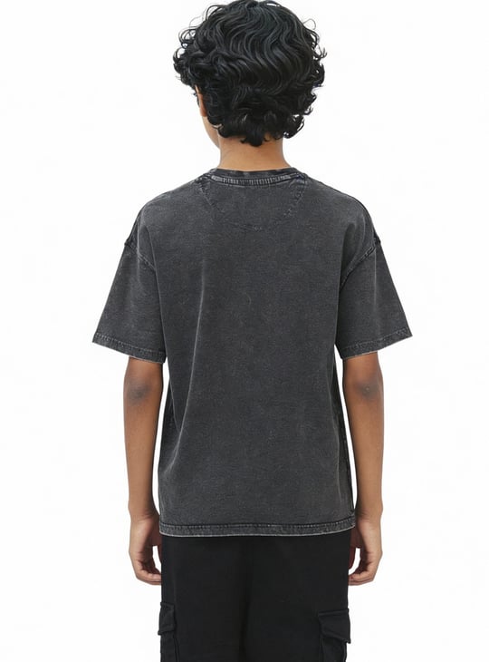 Boys Jujutsu Kaisen Print Oversized T-shirt