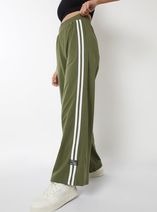 Women Side Striped Sports Track Pants