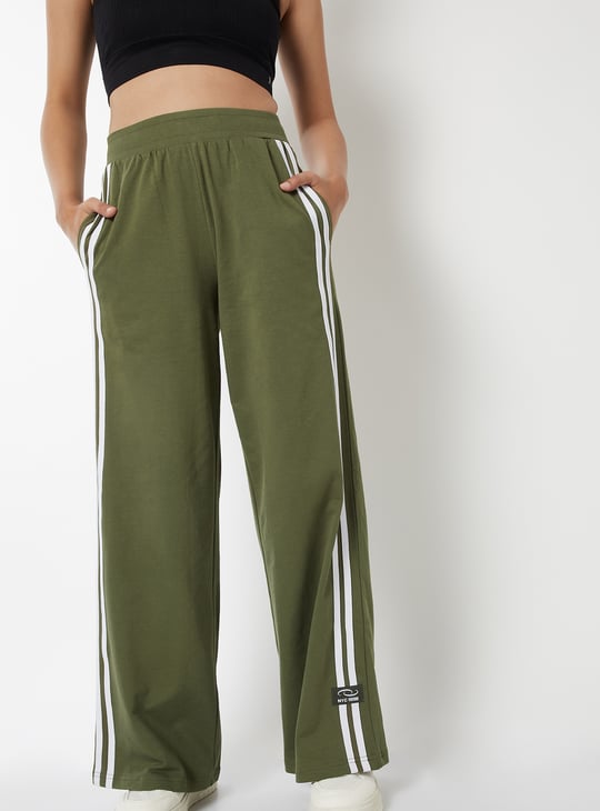 Women Side Striped Sports Track Pants