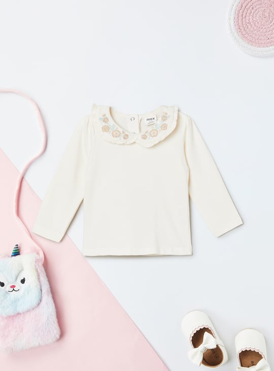 Girls Ribbed Pinafore Dress with Top