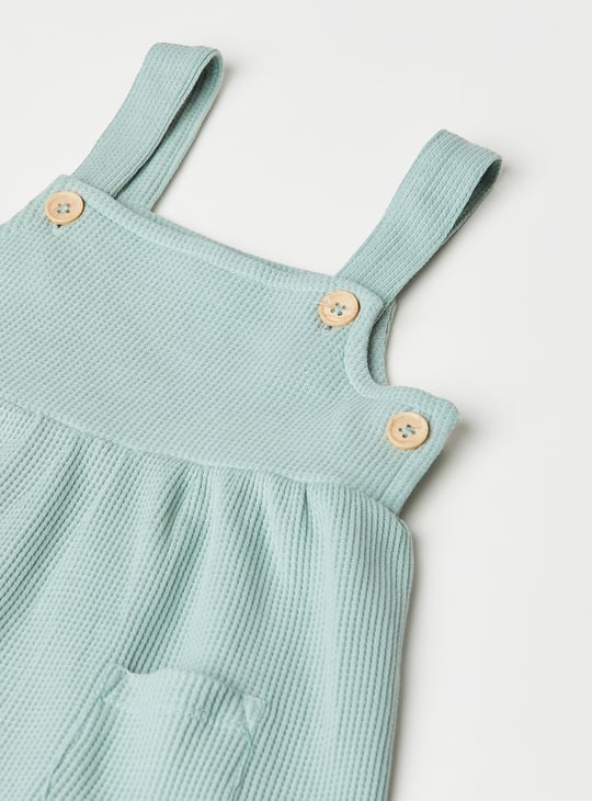 Girls Ribbed Pinafore Dress with Top