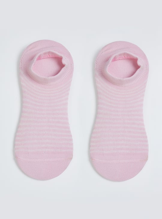 Women Striped Ankle-length Socks - Pack of 3