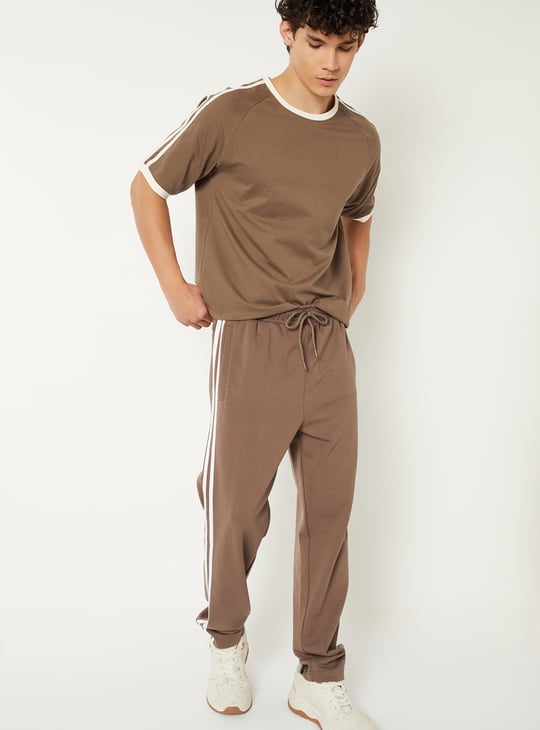 Men Side Taped Sports T-shirt