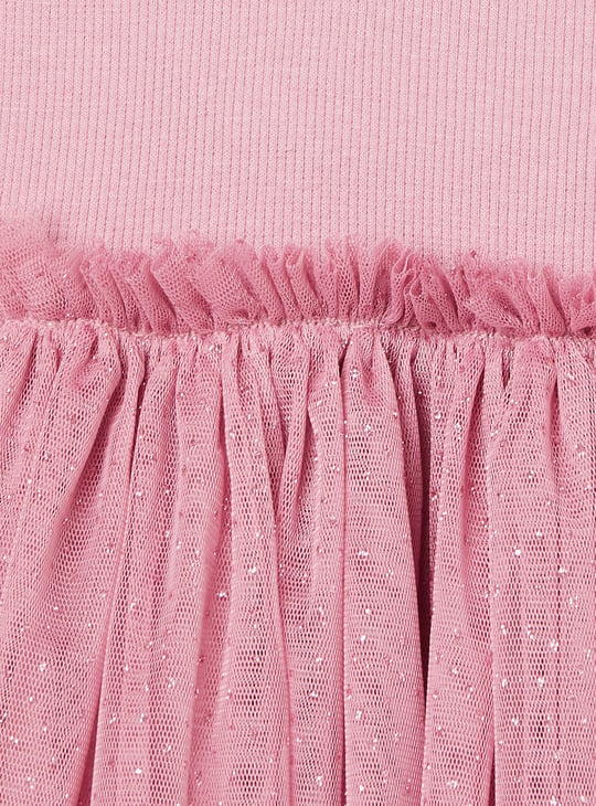 Girls Sequins Embellished Dress
