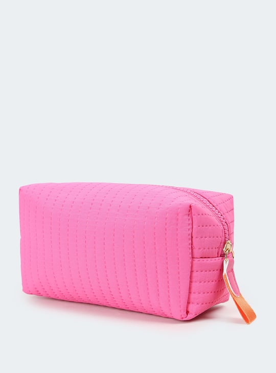 Women Textured Zip Pouch