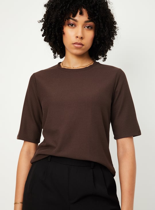 Women Ribbed T-shirt