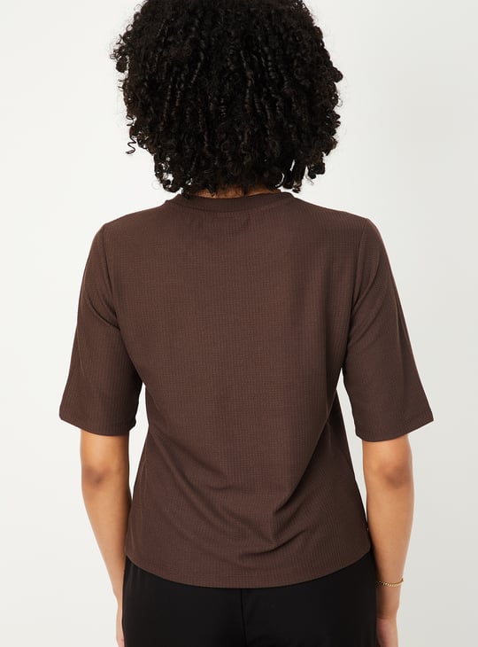 Women Ribbed T-shirt