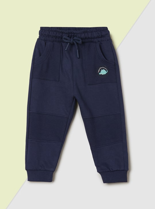 Boys Textured Joggers - Pack of 2