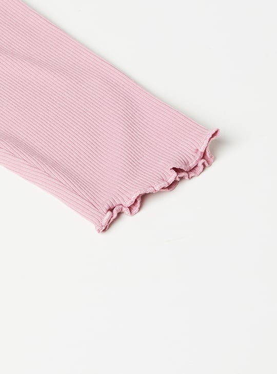 Girls Textured Leggings