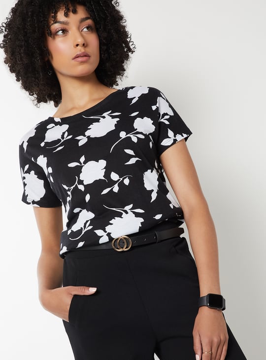 Women Floral Print T-shirt