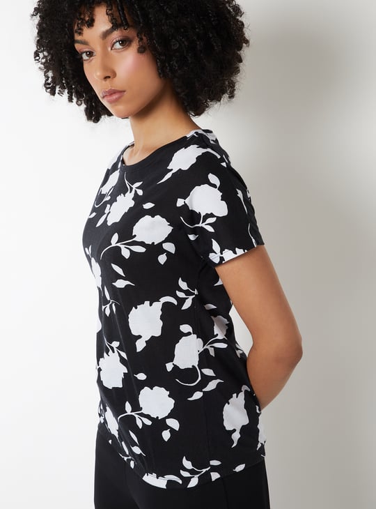 Women Floral Print T-shirt