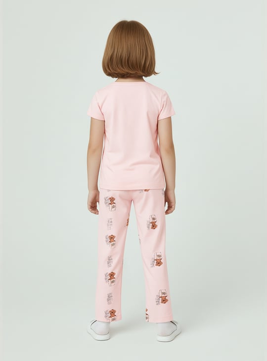 Girls Printed Sleepwear Set