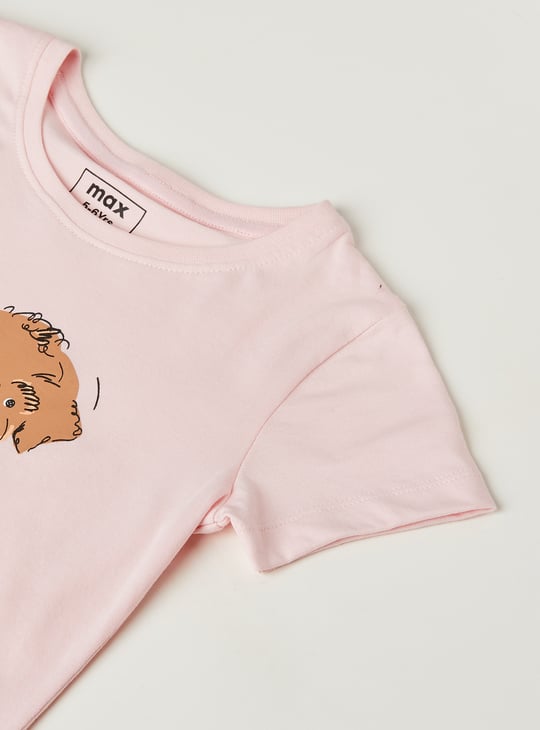 Girls Printed Sleepwear Set