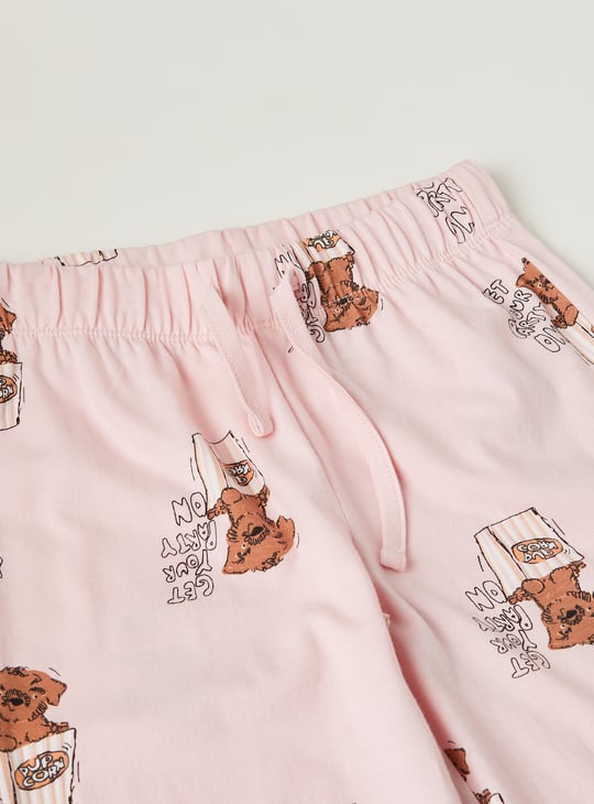 Girls Printed Sleepwear Set