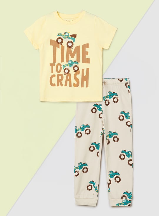 Boys Printed Sleepwear Set
