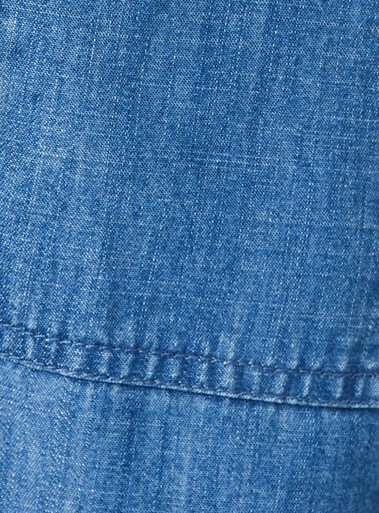 Women Washed Denim Shirt