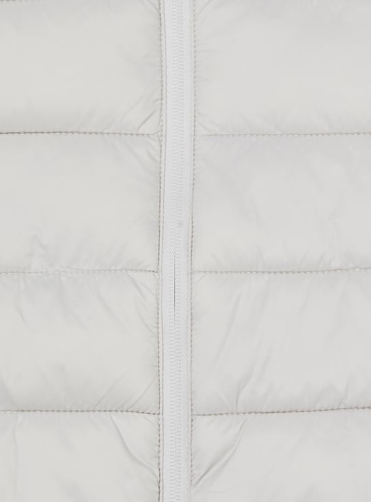 Boys Quilted Hooded Jacket