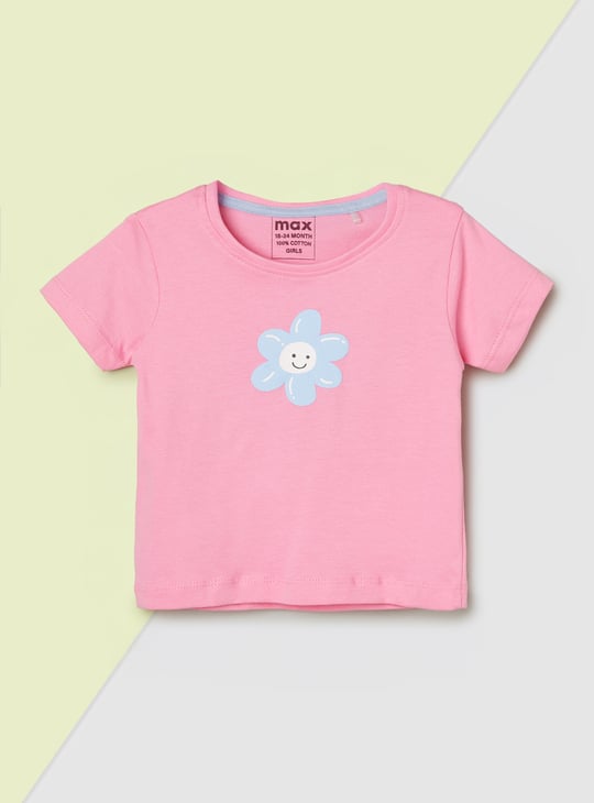 Girls Printed T-shirt - Pack of 3