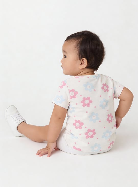 Girls Printed T-shirt - Pack of 3