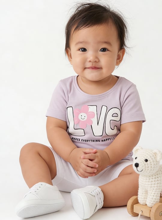 Girls Printed T-shirt - Pack of 3