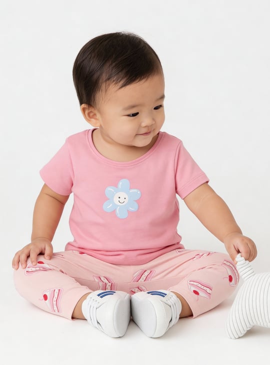 Girls Printed T-shirt - Pack of 3