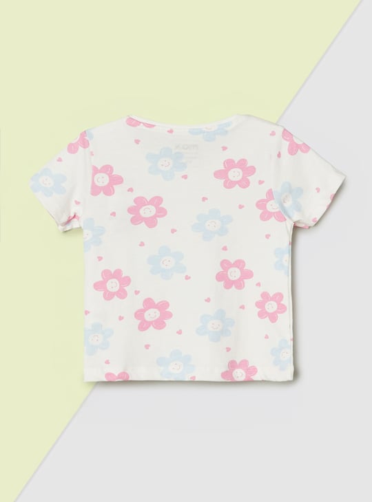 Girls Printed T-shirt - Pack of 3