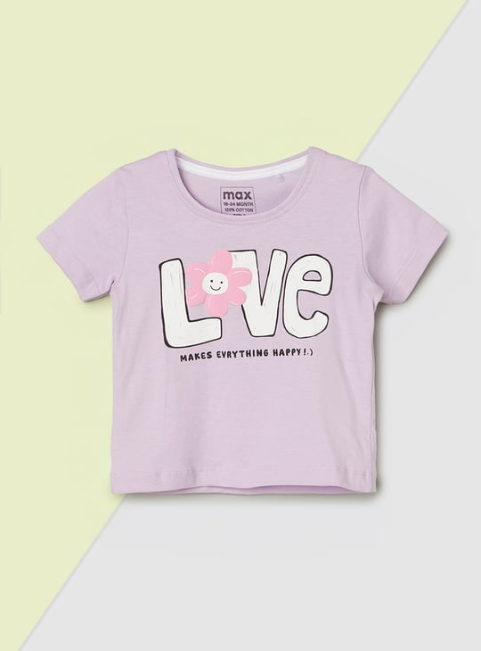 Girls Printed T-shirt - Pack of 3