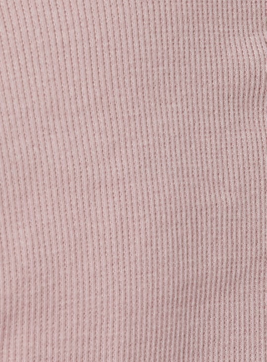 Women Ribbed Sports Polo T-shirt