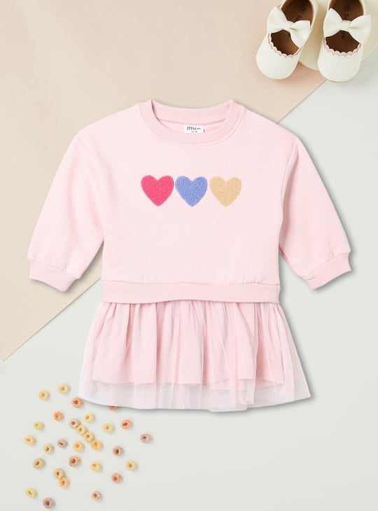 Girls Applique Tulle Dress