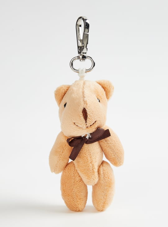Kids Bow Teddy Keychain Soft Toy