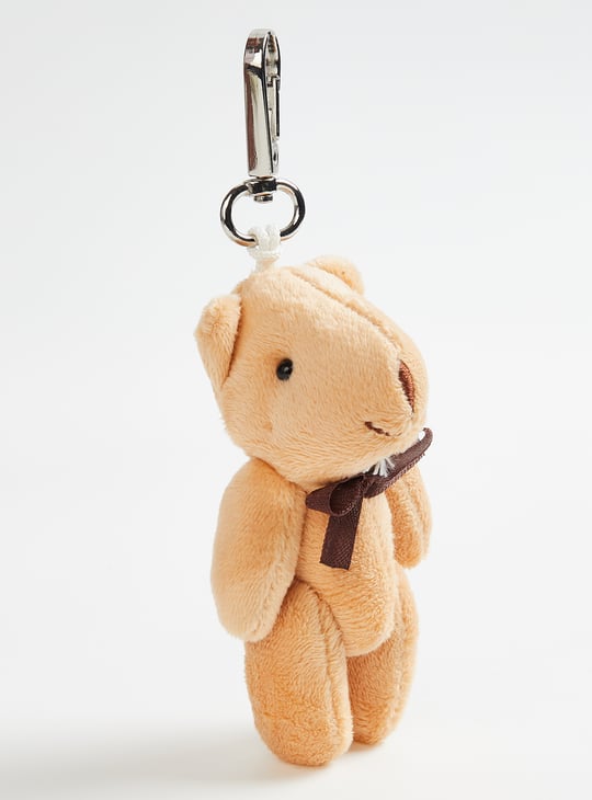 Kids Bow Teddy Keychain Soft Toy