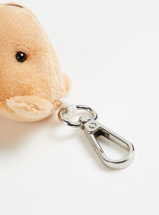 Kids Bow Teddy Keychain Soft Toy