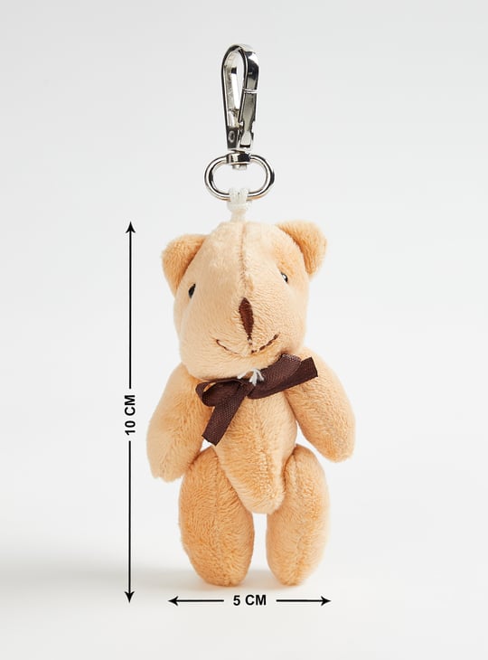 Kids Bow Teddy Keychain Soft Toy