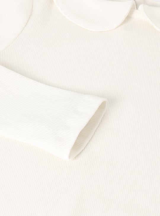 Girls Checked Dungaree Dress with Top