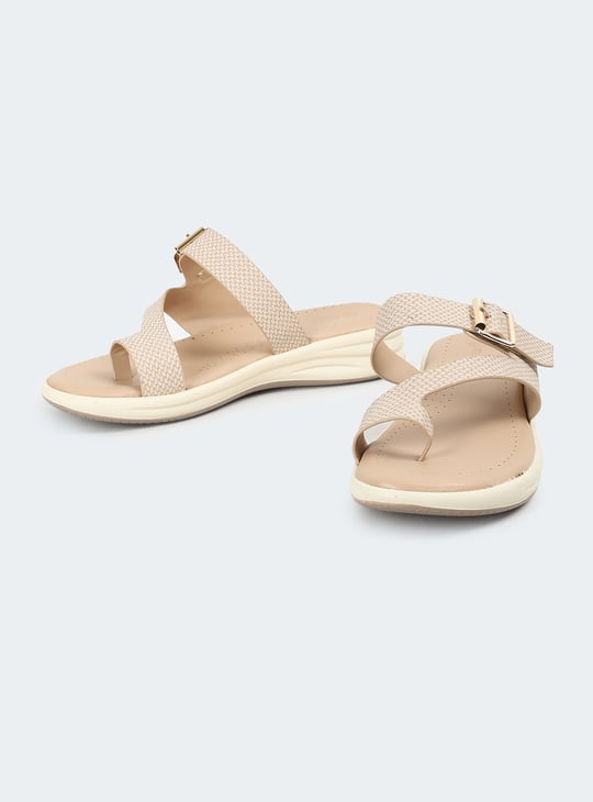 Women Textured One-Toe Flats