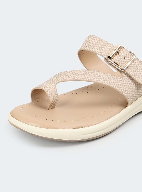 Women Textured One-Toe Flats