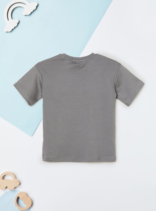 Boys Peanuts Print Shorts Set