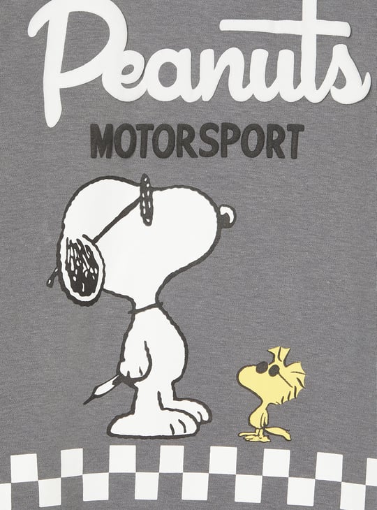 Boys Peanuts Print Shorts Set