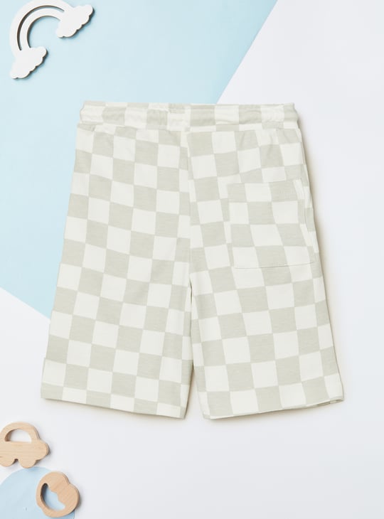 Boys Peanuts Print Shorts Set