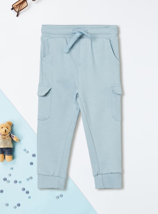 Boys Solid Joggers Set