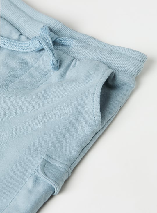 Boys Solid Joggers Set