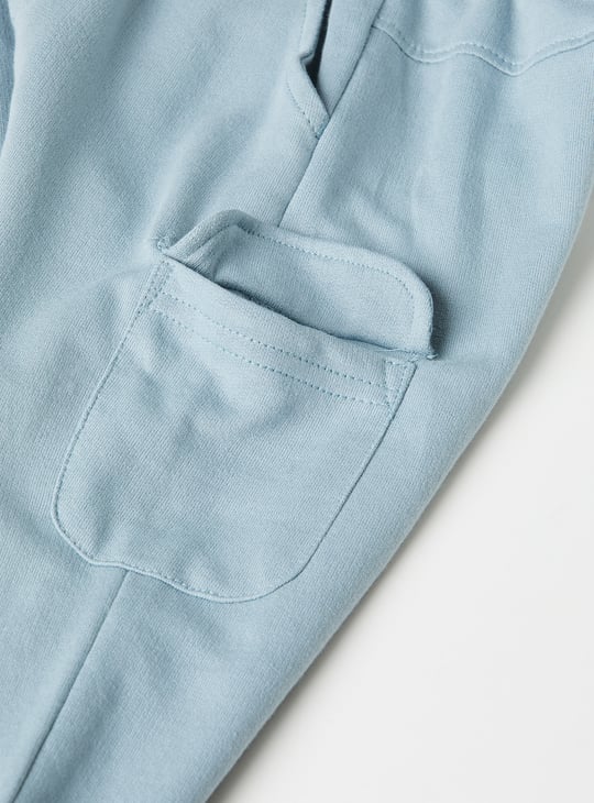 Boys Solid Joggers Set