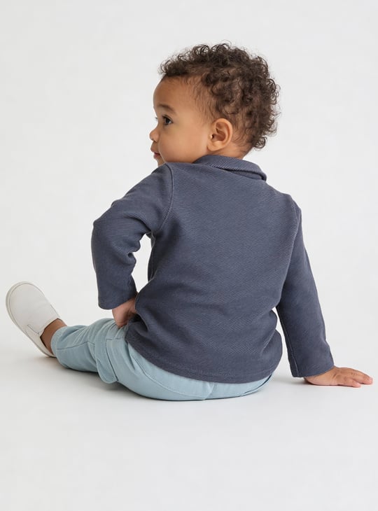 Boys Solid Joggers Set