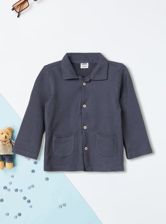 Boys Solid Joggers Set