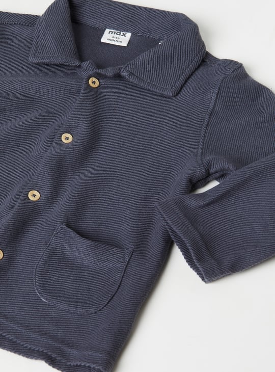 Boys Solid Joggers Set