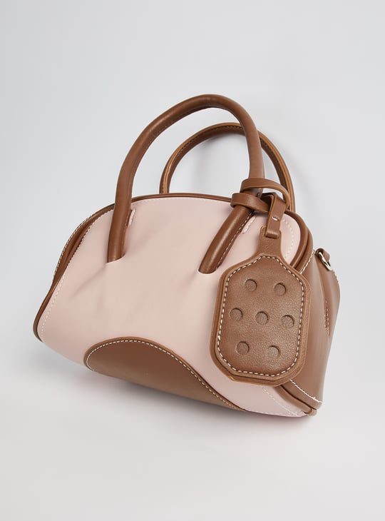 Women Colourblock Handheld Bag