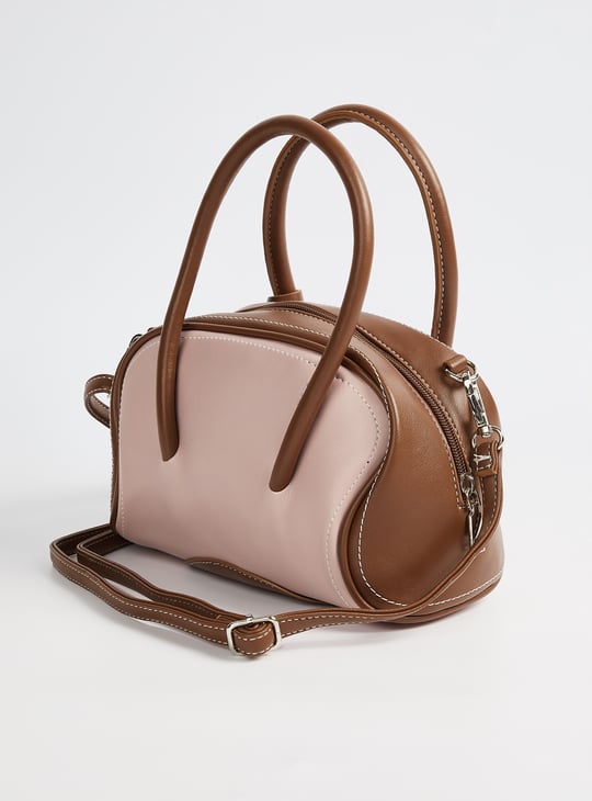 Women Colourblock Handheld Bag