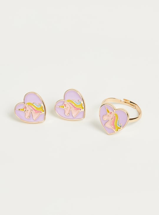 Girls Unicorn Jewellery Set